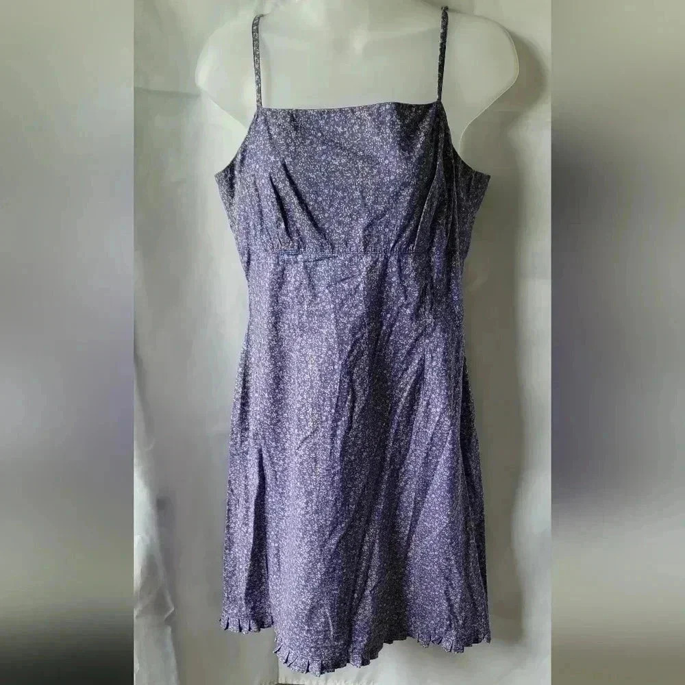 VTG Y2K 90s Express floral spaghetti strap dress, size 9/10 - Picture 2 of 9